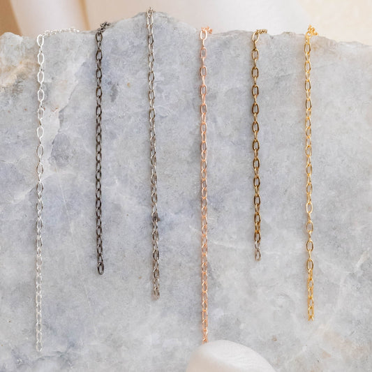 Iron Chain (Indian Plating) | Size:2x4mm | 100grm | IP04