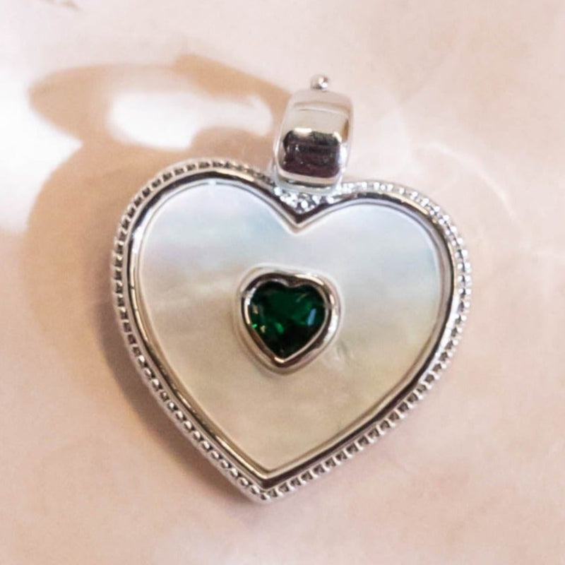 Luxure Silver Heart Pendant | Size : 14mm | 01Pc