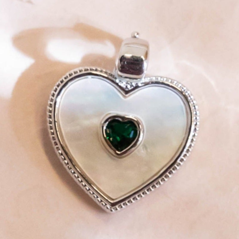 Silver Heart Charm Anti-Tarnish | Size : 14mm | 1PC