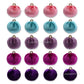 Soft Velvet Pom Pom Charm with Loop | Size : 15mm | Qty : 20pcs