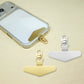 Metal Phone Case Charm Clip with Swivel Hook | Qty : 1pc | Size : H-38mm W-45mm | BF140
