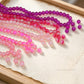 Cracked Glass Beads | Size : 8mm | Qty : 1 Line-Approx 95pcs | GB34
