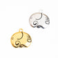 Big Elephant Alloy Charms | Size : 16mm | Qty : 100g (approx 50pcs)