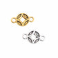 Circle Alloy Connector Charms | Size : 10mm | Qty : 100g (approx 570pcs)