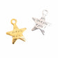 Star Alloy Charms | Size : 12mm | Qty : 100g (approx 80pcs)