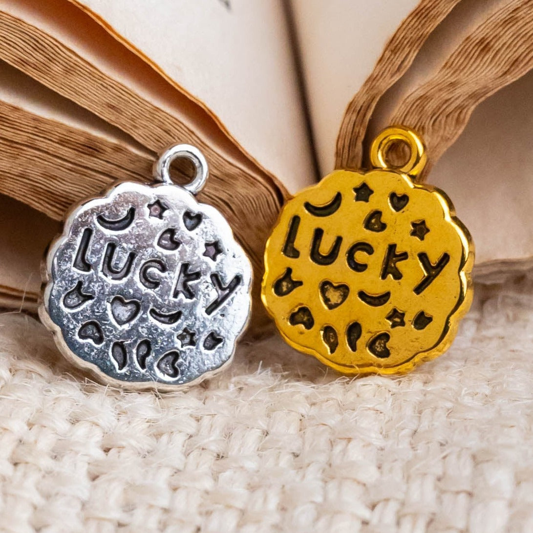 Lucky Alloy Charms | Size : 14mm | Qty : 100g