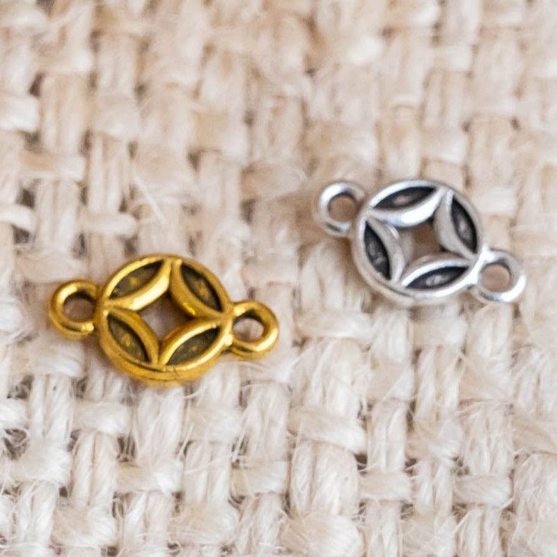 Circle Alloy Charm Connectors | Size-10mm | 100pcs