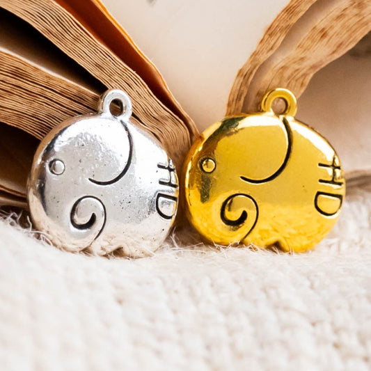 Big Elephant Alloy Charms | Size : 16mm | Qty : 100g (approx 50pcs)