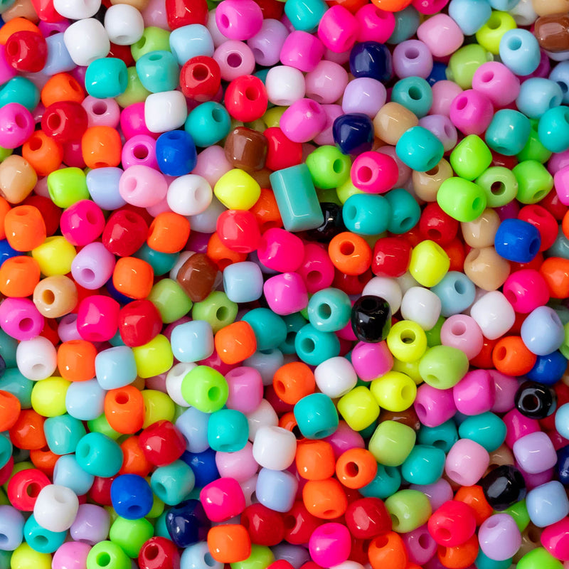 Seed Plastic Beads | Size : 4mm