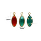 Marquise Shape Glass Beads with Brass Loop | Size : 5mm | Qty : 100pcs | GB80
