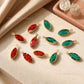 Marquise Shape Glass Beads with Brass Loop | Size : 5mm | Qty : 100pcs | GB80