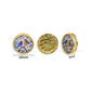 Meenakari Love Birds Designer Beads | Size : 16mm | Qty : 12pcs | MKB119