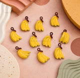 Bunch of Banana Fruit Charm for DIY Making | Size : 19mm | Qty : 1pc | CHE188