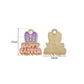 Happy Easter Bunny Ears Enamel Charm | Qty : 10pcs | CHE201