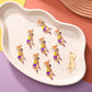 Enamel Basketball Dunk Charm | Size : 36mm | Qty : 10pcs | CHE208