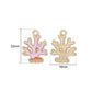 Pink Enamel Coral Reef Charm | Size : 22mm | Qty : 10pcs | CHE222