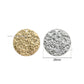 Alloy Textured Charm | Size : 28mm | Qty : 6pcs | CHE226