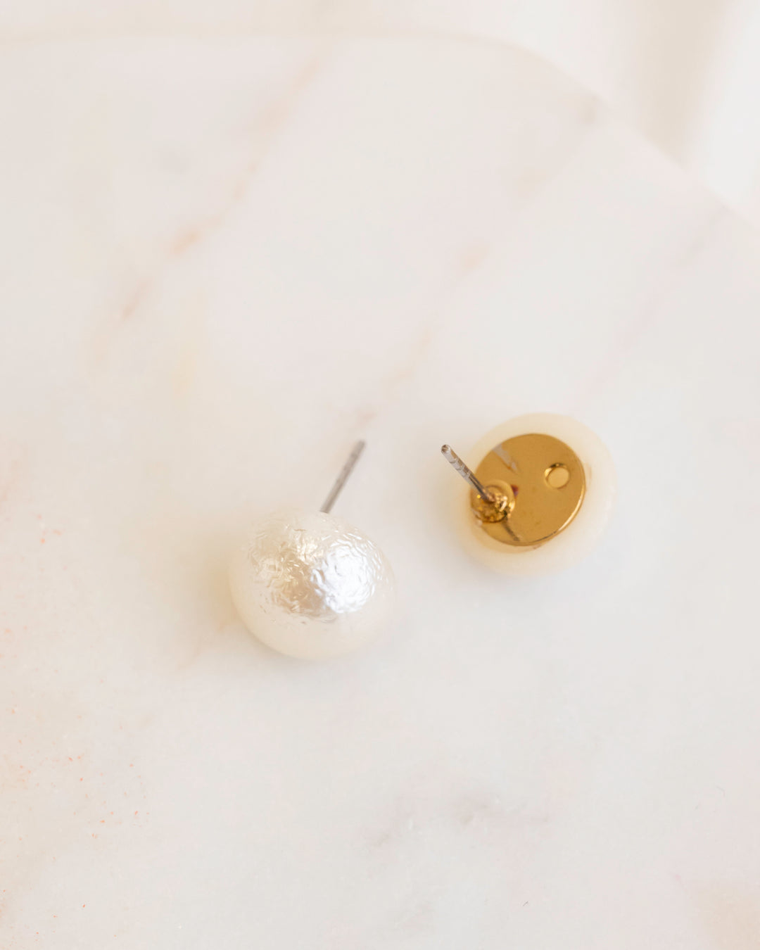 Metal Base Earring Stud | Size : 10mm | Qty : 20pcs | EF41