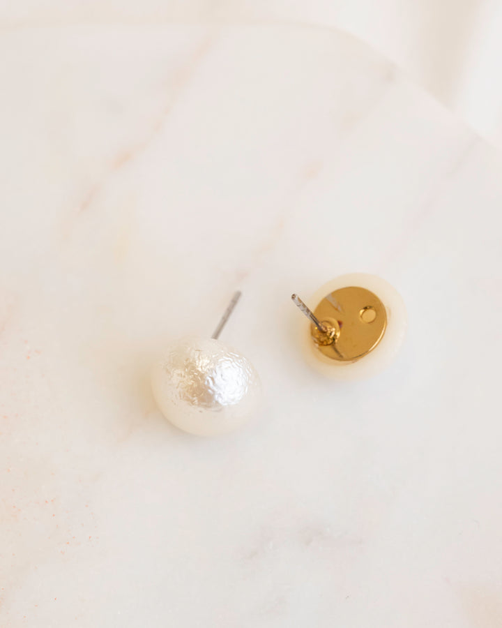 Metal Base Earring Stud | Size : 10mm | Qty : 20pcs | EF41