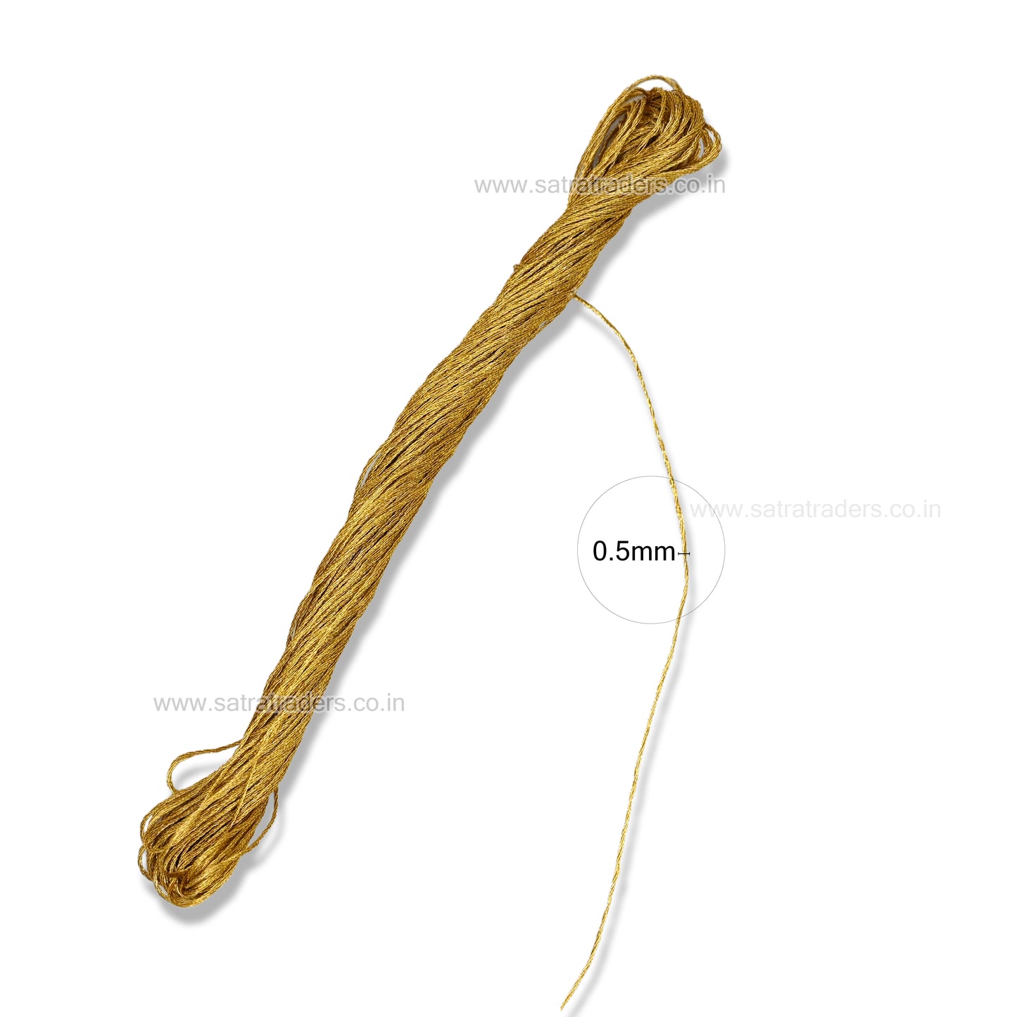 Craft Embroidery  Thread | Size : 0.5mm | Qty : Approx 10mtr per roll | WT40