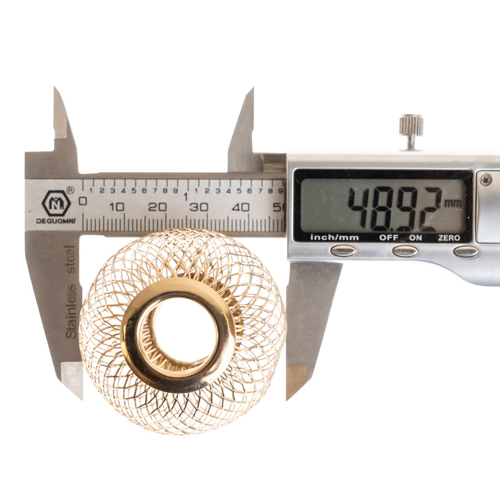 Metal Art for Diy Craft Making Toran Wall Hangings Making  | Size : 48mm | 06pcs | MA416