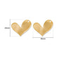 18K Gold Plated Brass Heart Charms | Size : 25mm | Qty : 2pcs | BC16