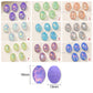 Oval Opaque Flatback Glass Stones  | Qty : 20pcs | Size : 13X18mm | GB86