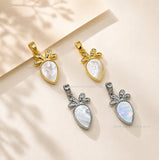 Carrot MOP Anti-Tarnish Charm | Size : 23mm | Qty : 1pc