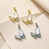 Butterfly MOP Anti-Tarnish Charm | Size : 25mm | Qty : 1pc