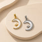 MOP Moon & North Star Anti-Tarnish Charm | Size : 25mm | Qty : 1pc