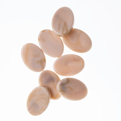 Marble Plastic Beads (M-9) | Bead Size : 34mm