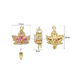 High Quality Maple Leaf Shape Brass Connector Charm With clip-on | Size : 22mm | Qty : 1pcs | BC25