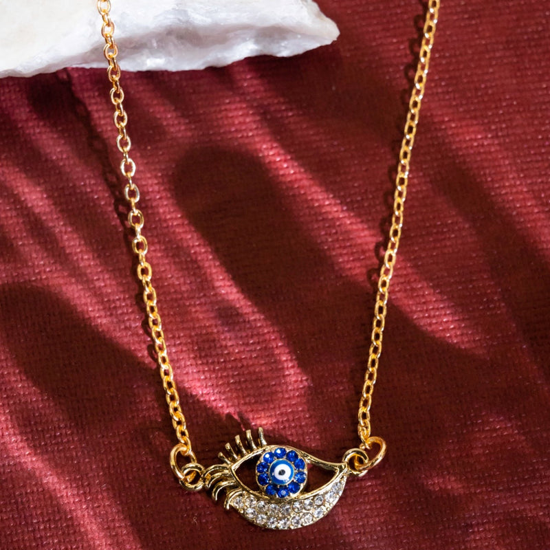 Luxure evil eye connector Necklace