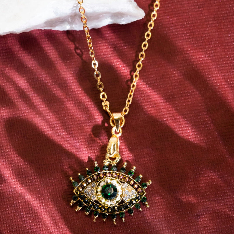 Luxure Diamond Evil Eye Necklace