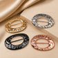 Hammered Oval Buckle | Qty : 2pcs | B-2-12