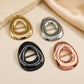 Molten Asymmetrical Scarf Ring | Qty : 2pcs | B-2-10