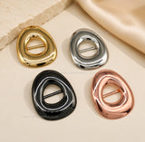 Molten Asymmetrical Scarf Ring | Qty : 2pcs | B-2-10