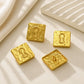 Vintage Molten Garment Accent with Loop | Qty : 4pcs