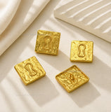 Vintage Molten Garment Accent with Loop | Qty : 4pcs
