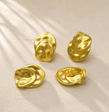 Overlapping Petal Shank Button with 2 Loop | Qty : 4pcs