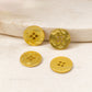 4-Hole Metal Button | Qty : 5pcs