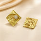 Molten Diamond Plate Shank Button with Loop | Qty : 2pcs | G-1-26