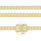 Brass Triple-Row Parallel Rhinestone Cup Chain | Size : 1m | BC1017