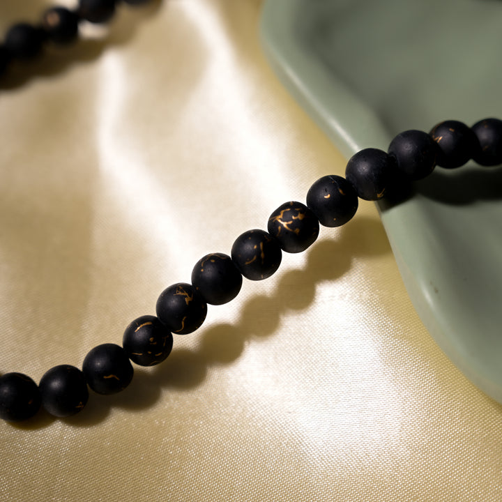 Elegant Glass Beads | Size : 8mm | 1 Line | Approx 100 pcs | GB48