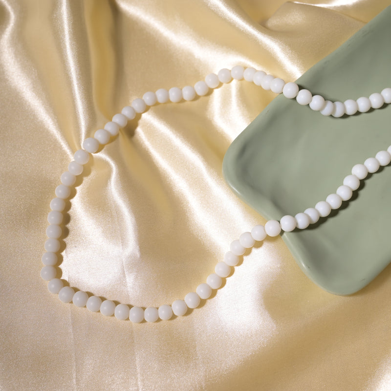 Elegant Glass Beads | Size:8mm | 1 Line | Approx 105 pcs