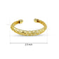 Ball-End Faceted Pave Brass Kada | 1pc | K125