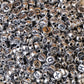Round Alphabet Plastic Beads | Size : 7mm | PB115
