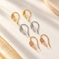 Pave CZ Shield French Earring Hooks | Size : 17*10mm | Qty : 2pcs-1pair | EF102
