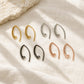 Pave CZ V-Shape French Earring Hooks | Size : 19*10mm | Qty : 2pcs-1pair | EF99