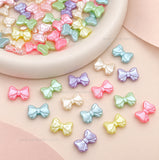 Pastel Acrylic Bow Beads | Size : 10mm | PB52